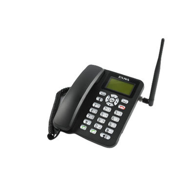satın al Çift Sabit GSM Kablosuz Masaüstü Telefon TNC Anten Masaüstü Telefon online manufacture