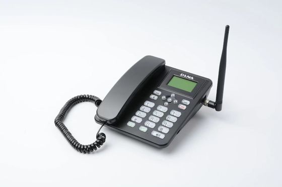 satın al Çift Sabit GSM Kablosuz Masa Telefonu, TNC Anten GSM Masaüstü Telefon online manufacture