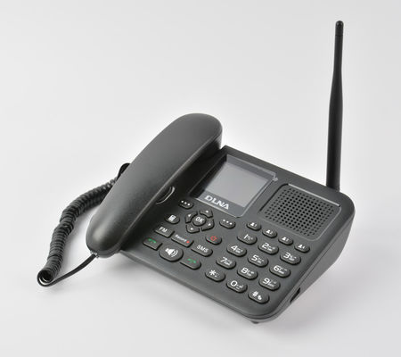 satın al Çift Sabit GSM Kablosuz Masa Telefonu, TNC Anten Masaüstü Telefonu online manufacture